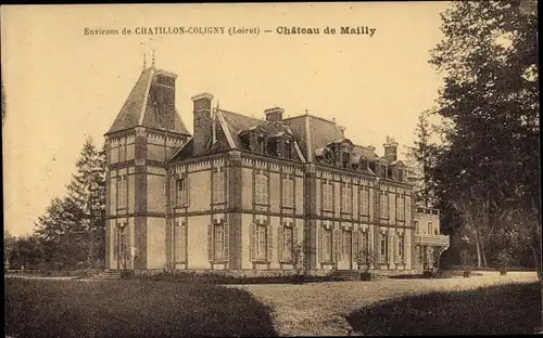 Ak Châtillon Coligny Loiret, Chateau de Mailly