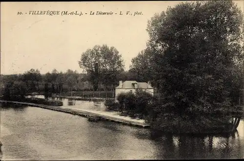 Ak Villeveque Maine et Loire, Le Deversoir