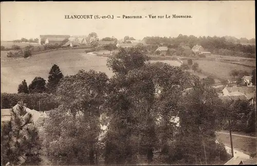 Ak Elancourt Yvelines, Vue sur le Mousseau