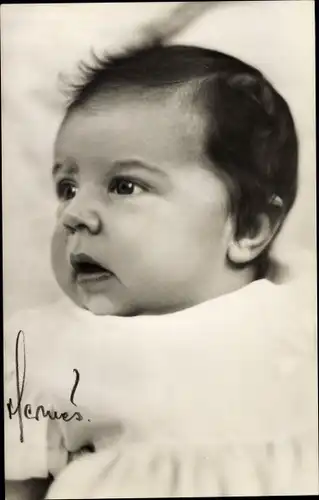 Ak Prinzessin Desirée von Schweden, Portrait als Baby