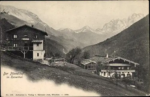 Ak Kaiserthal Tirol, Pfandhof