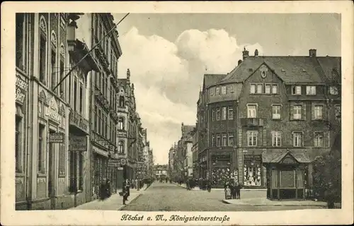 Ak Höchst Frankfurt am Main, Königsteiner Straße