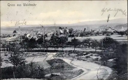 Ak Waldmohr im Kreis Kusel Rheinland Pfalz, Panorama vom Ort