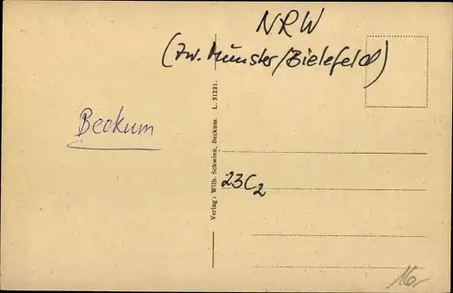 Ak Beckum in Westfalen, Nordstraße, Wilhelm Schwinn
