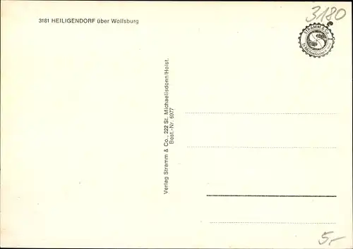 Ak Heiligendorf Wolfsburg in Niedersachsen, Kirche, Geschäft, Schule