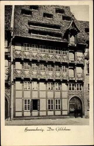 Ak Braunschweig in Niedersachsen, Gildehaus
