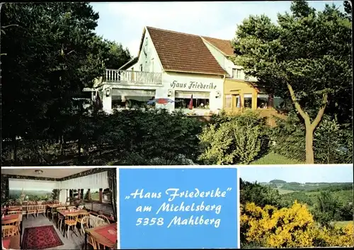 Ak Mahlberg Bad Münstereifel in Nordrhein Westfalen, Haus Friederike, Cafe, Restaurant