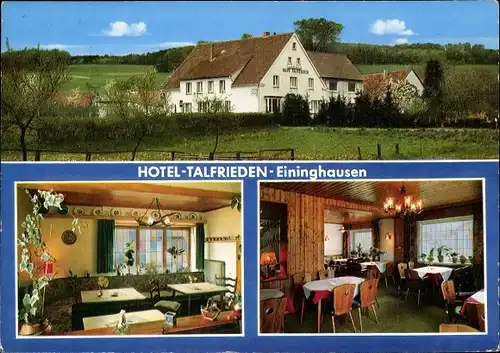 Ak Eininghausen Preußisch Oldendorf Westfalen, Hotel Pension Haus Talfrieden