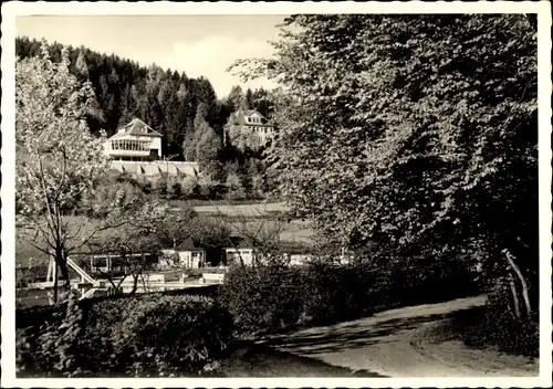 Ak Bad Driburg in Westfalen, Wald Cafe Falkenhöhe, Außenansicht