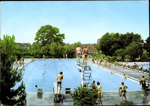 Ak Bönen in Nordrhein Westfalen, Freibad