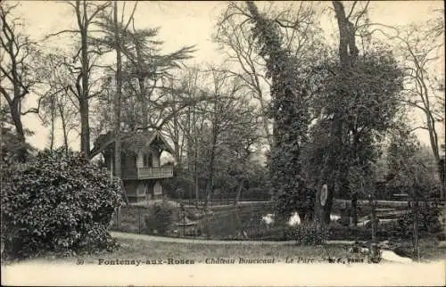 Ak Fontenay aux Roses Hauts de Seine, Château Boucicaut, Le Parc