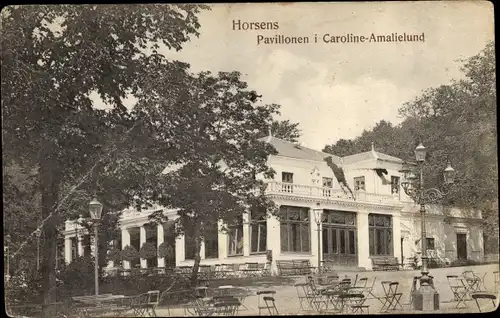 Ak Horsens Dänemark, Pavillonen i Caroline-Amalielund