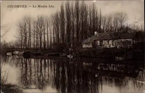 Ak Colombes Hauts de Seine, Le Moulin Joly