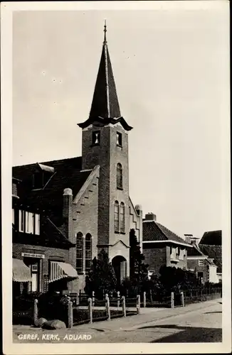 Ak Aduard Groningen, Geref. Kerk