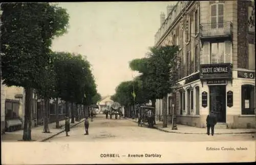 Ak Corbeil Essonne, Avenue Darblay