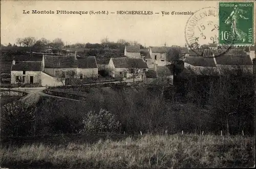 Ak Bescherelles Seine-et-Marne, Vue d´Ensemble
