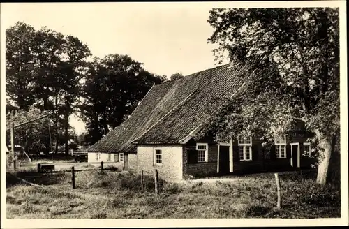 Ak Drenthe Niederlande, Saksische boerderij