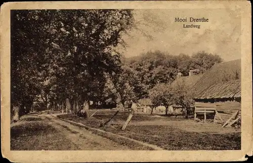 Ak Mooi Drenthe Niederlande, Landweg