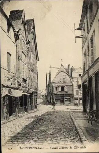 Ak Montrichard Loir-et-Cher, Vieilles Maisons