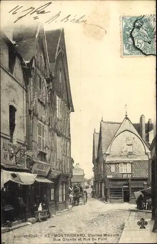 Ak Montrichard Loir-et-Cher, Vieilles Maisons