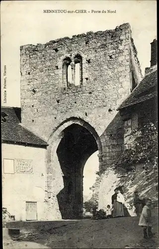 Ak Mennetou sur Cher Loir et Cher, Porte du Nord