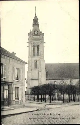 Ak Viarmes Val-d´Oise, Église