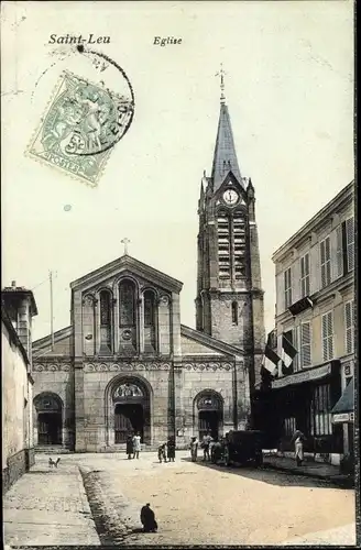 Ak Saint Leu Val d´Oise, Église