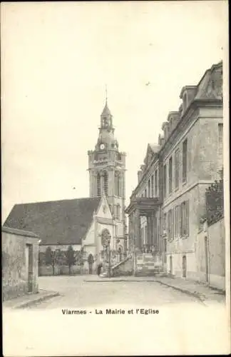 Ak Viarmes Val-d´Oise, Église