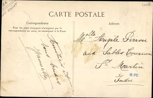 Ak Chevilly Loiret, L´Allee de Madame