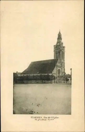 Ak Viarmes Val-d´Oise, Église