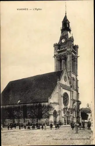 Ak Viarmes Val-d´Oise, Église