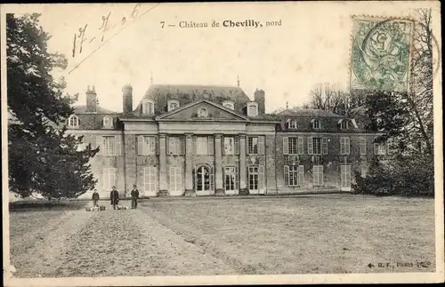 Ak Chevilly Loiret, Chateau, nord