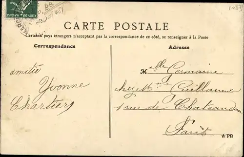 Ak Marcilly-en-Villette Loiret, Le Chateau d´Alosse