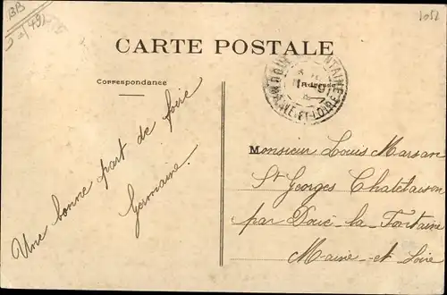 Ak Vihiers Maine et Loire, L'Eglise, Quartier Notre Dames