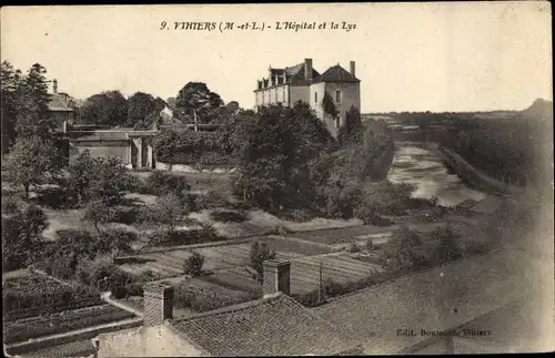 Ak Vihiers Maine et Loire, L'Hopital et la Lys