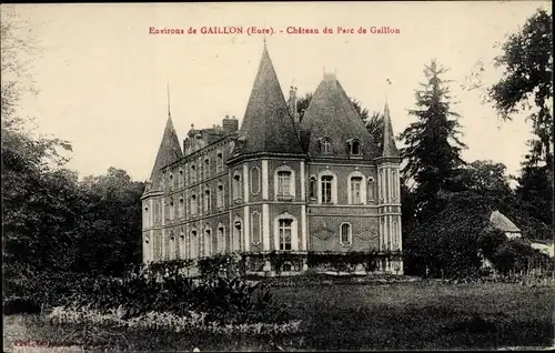 Ak Gaillon Eure, Château du Parc