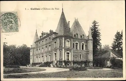 Ak Gaillon Eure, Château du Parc