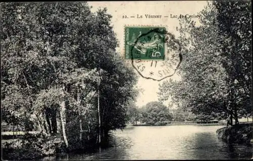 Ak Le Vésinet Yvelines, Lac de Croissy