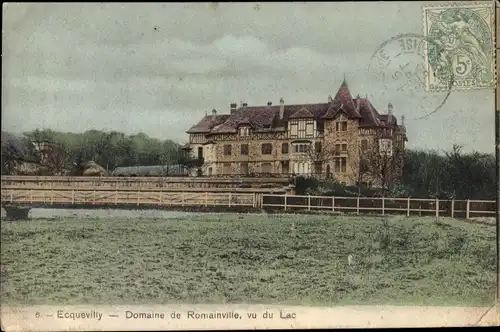 Ak Ecquevilly Yvelines, Domainne de Romainville