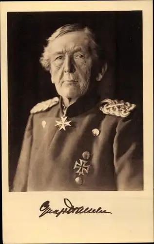 Ak Preußischer Generalfeldmarschall Helmuth Karl Bernhard Graf von Moltke