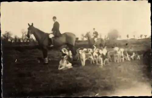 Ak Englische Hundejagd