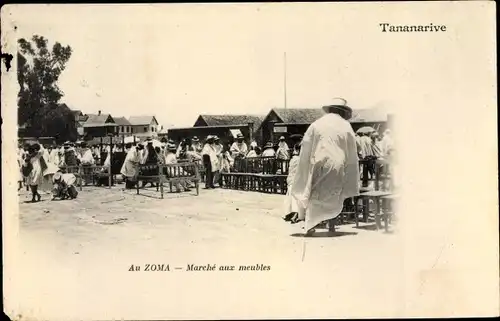 Ak Tananarive Madagaskar, Au Zoma, Marche aux meubles