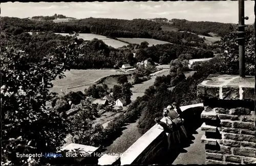 Ak Ahlhausen Ennepetal, Blick vom Hohenstein