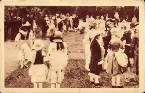 Ak Meudon Hauts de Seine, Fête Louis XV., 10 Juin 1923