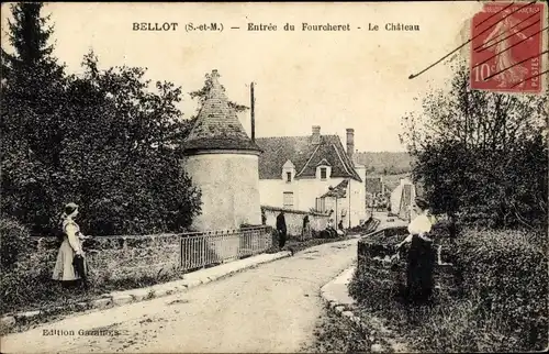 Ak Bellot Seine et Marne, Château du Fourcheret