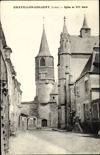 Ak Châtillon Coligny Loiret, Eglise