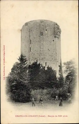 Ak Châtillon Coligny Loiret, Donjon