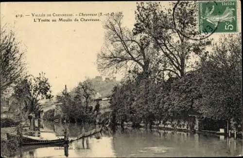 Ak Chevreuse Yvelines, L'Yvette au Moulin de Chevreuse