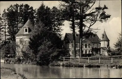 Ak Preaux Calvados, Château de Préaux