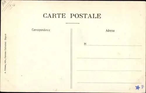 Ak Port en Bessin Calvados, Panorama du Port